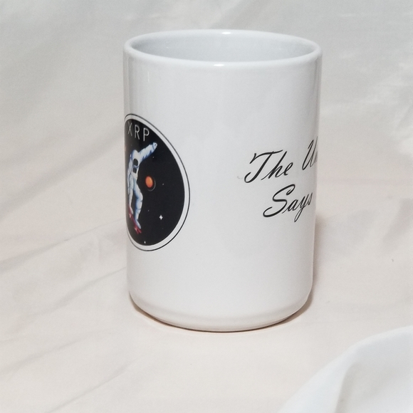 "The Universe Says Yes" XRP Mug 15 oz. - Picture 8 of 8